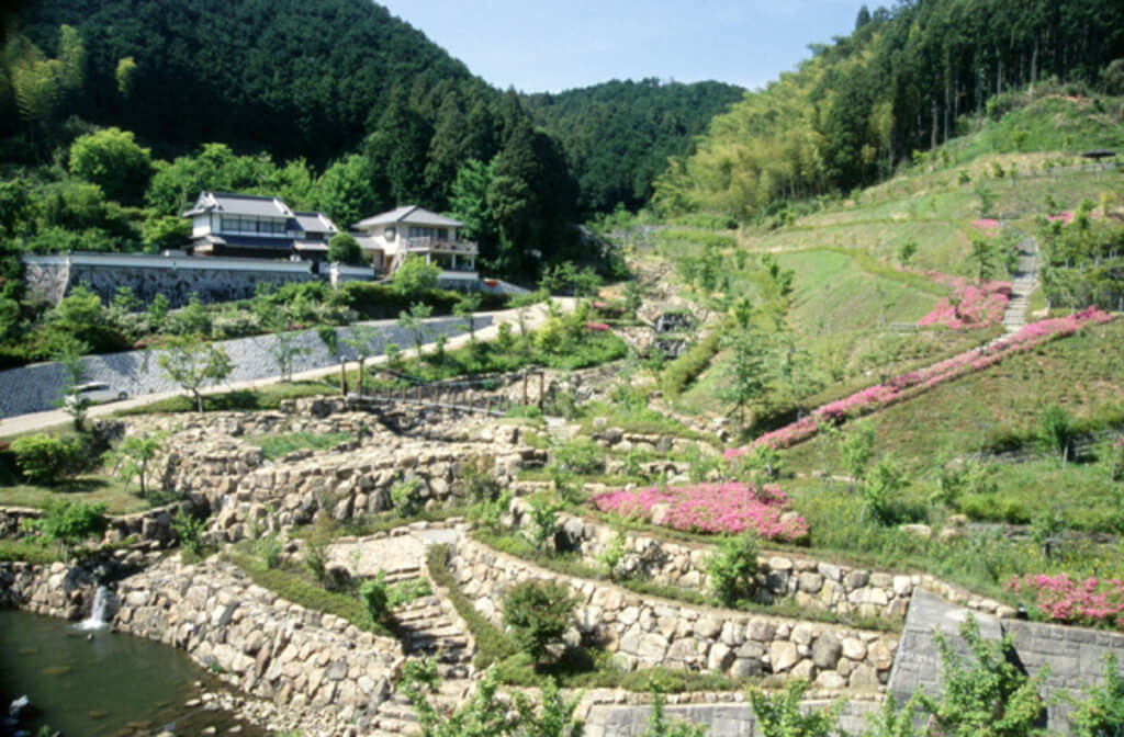 高取の美しい田舎町風景